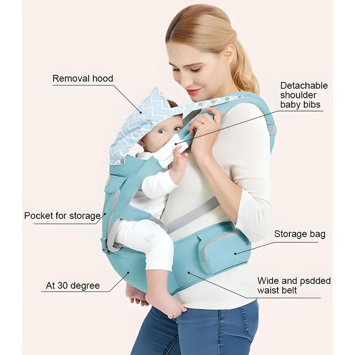 ToddlyToddly SnuggleFlow Baby Carrier Ergonomic Design with Hip SeatBaby Carriers - Babies Mart Australia