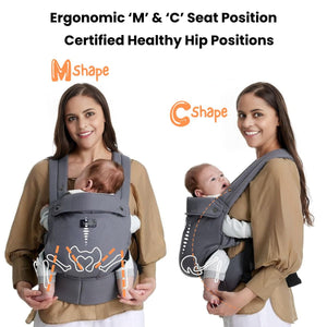 ToddlyToddly SnugNest Ergonomic Baby Carrier – Hip - Healthy & Hands - Free ComfortBaby Carriers - Babies Mart Australia