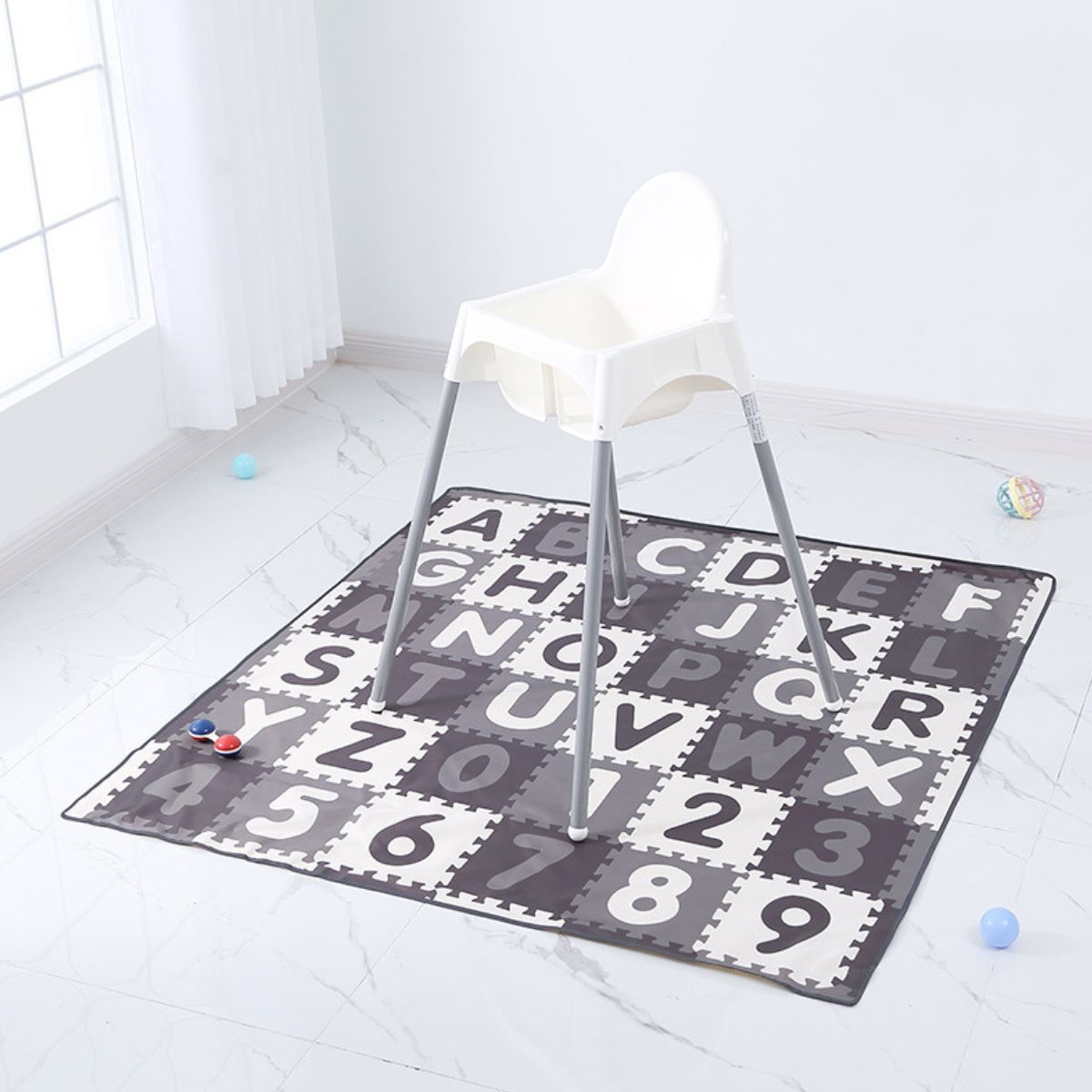 ToddlyToddly SplatMat Mess Matt for High Chair | Waterproof, Non - Slip with Suction CupsMess Mat - Babies Mart Australia