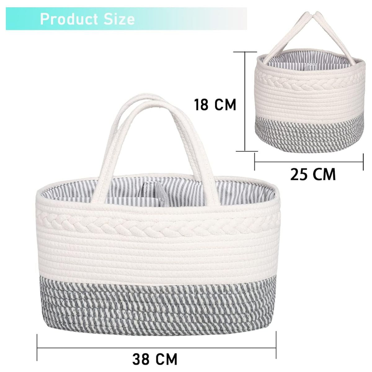 ToddlyToddly Urban Ease Nappy Caddy Modern & Functional Baby OrganiserNappy Bags - Babies Mart Australia