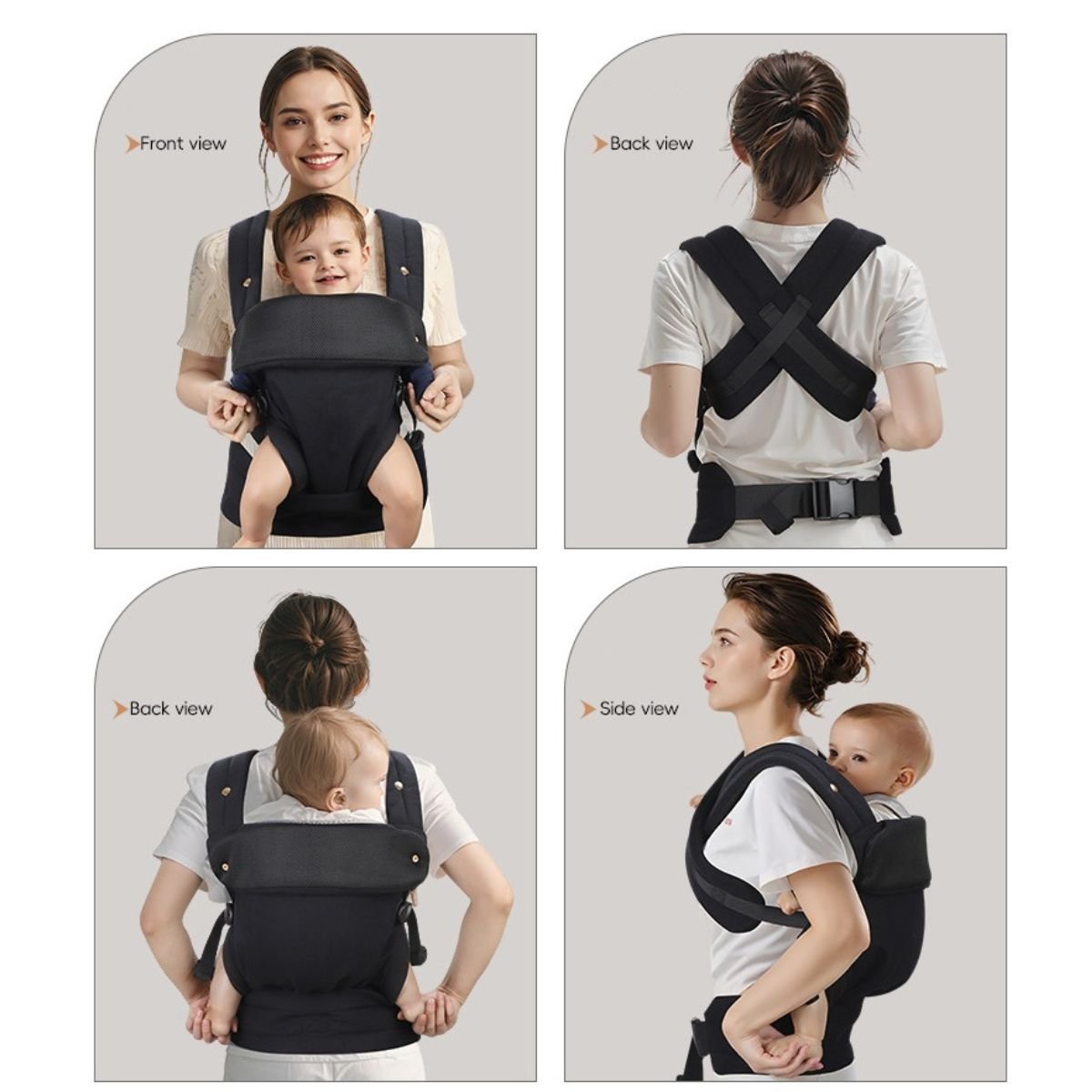 ToddlyToddly VivreNest Ergonomic Baby Carrier – Hip - Healthy, Breathable & SnugBaby Carriers - Babies Mart Australia