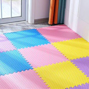 BabiesMart SoftSteps Pink Collection Interlocking Baby Foam Play Mats Play Mats