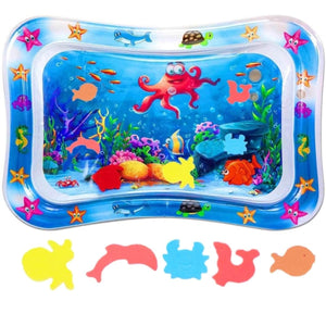 BabiesMart Tummy Time Water Play Mat Sensory Mat for Baby Play & Development Baby Water Play Mat Large 66x50 cm 3