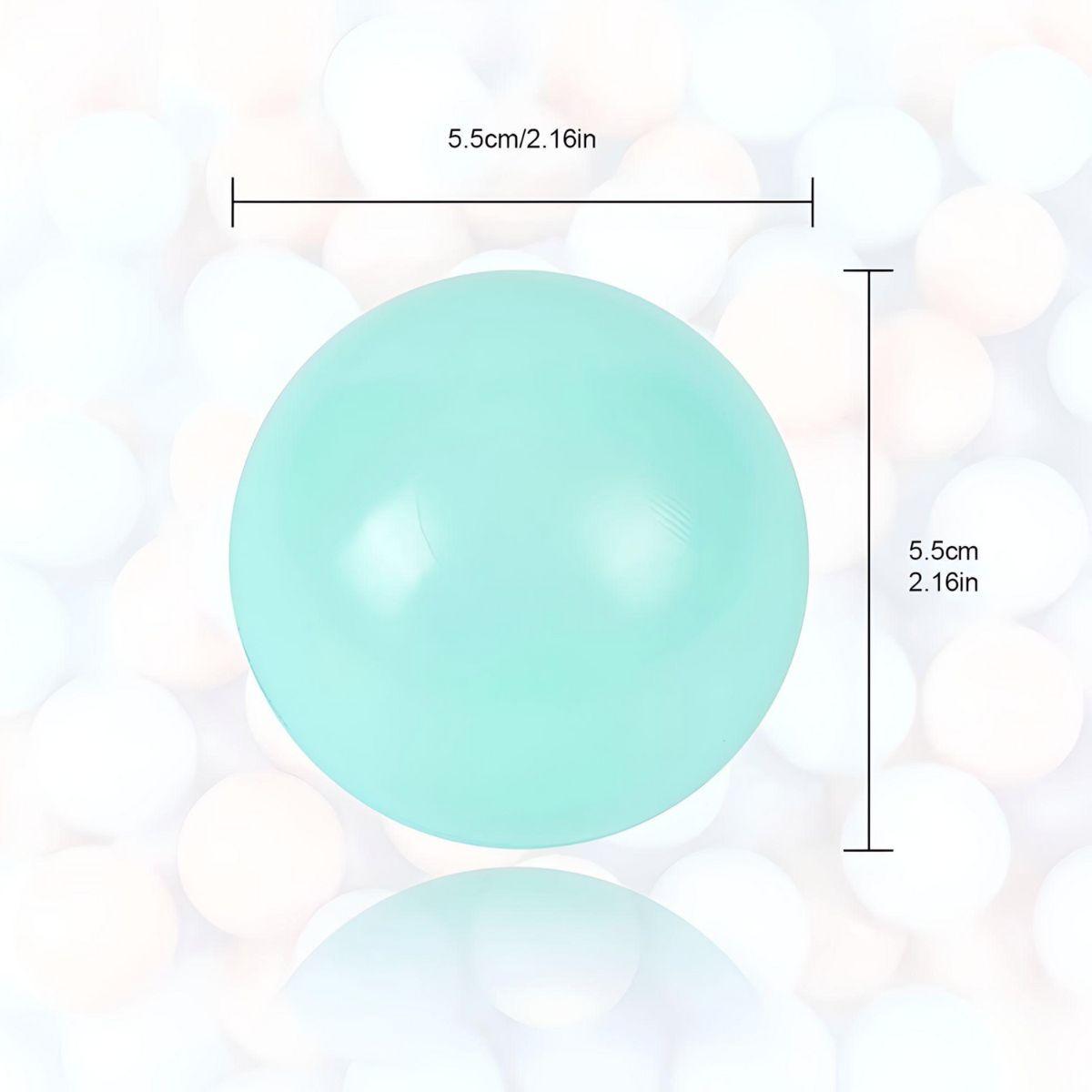 BabiesMart Colourful Odyssey Ball Pit Balls in Macaron Medley