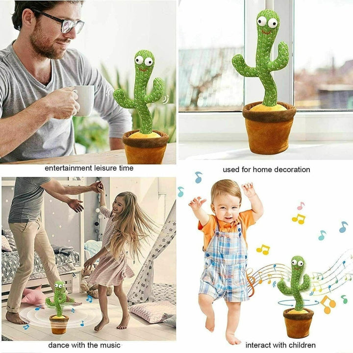 Kidst. Dancing Cactus Repeat Talking, Dancing & Singing Plush Cactus - Babies Mart Australia