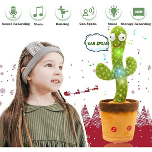 Kidst. Dancing Cactus Repeat Talking, Dancing & Singing Plush Cactus - Babies Mart Australia