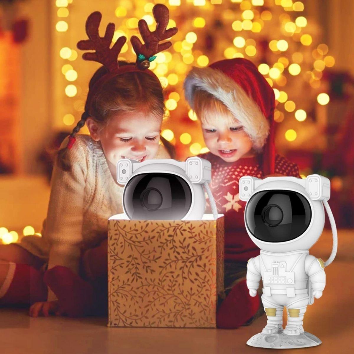 Glowly Astronaut LED Galaxy Projector for Ultimate Starry Night Light Experience Night Light Projector