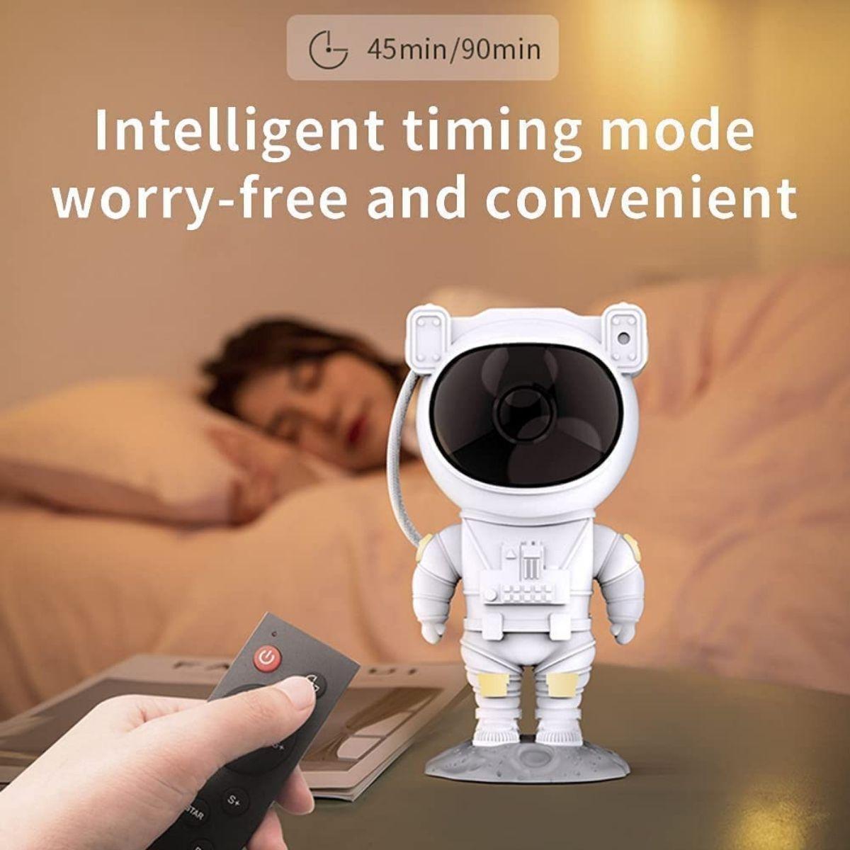 Glowly Astronaut LED Galaxy Projector for Ultimate Starry Night Light Experience Night Light Projector