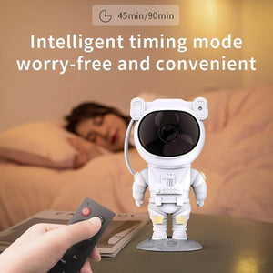 Glowly Astronaut LED Galaxy Projector for Ultimate Starry Night Light Experience Night Light Projector