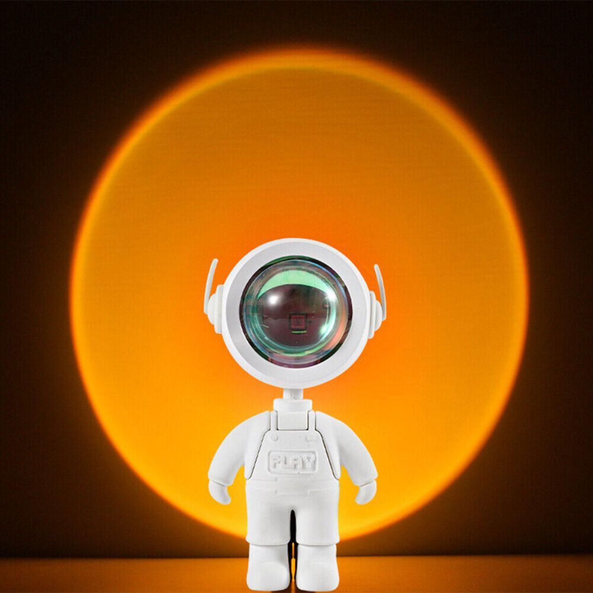 Glowly Astronaut Robot Sunset Lamp Projector Sunset Lights Night Light Night Light Projector