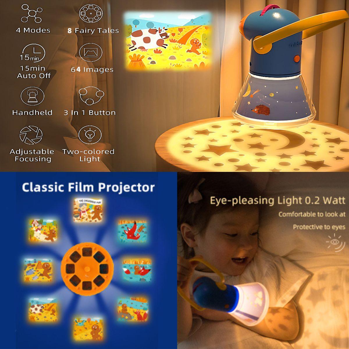 Glowly Magical Storybook Projector Bedtime Torch Light Projector For Kids - Babies Mart Australia