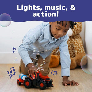 Kidst Bubble Toy Farm Tractor Toys with Lights & Sounds Fun Toy Tractors Bubble Toys