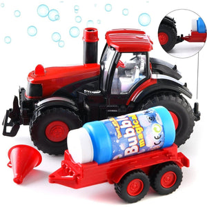 Kidst Bubble Toy Farm Tractor Toys with Lights & Sounds Fun Toy Tractors Bubble Toys