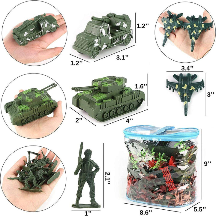Kidst 307PCS Military Toy Playset for Unforgettable Playtimes & Epic Battles - Babies Mart Australia