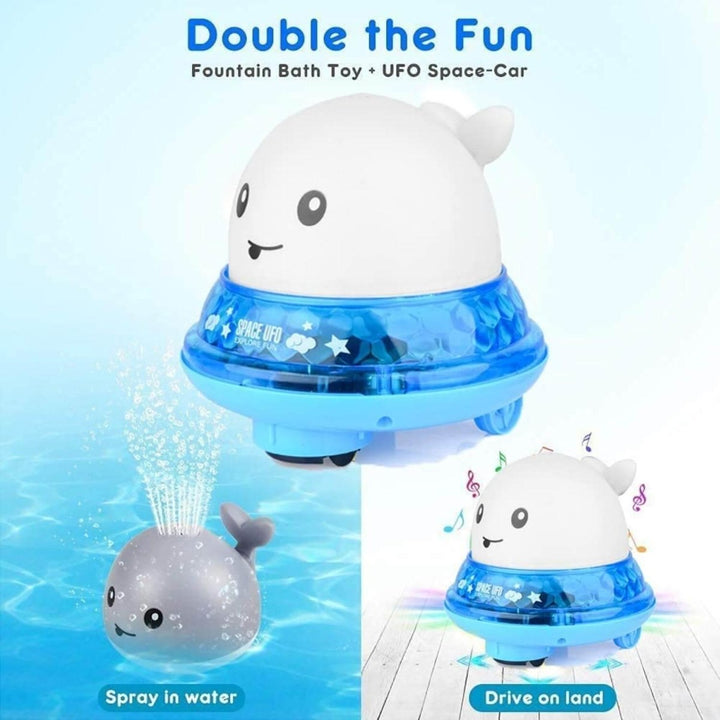 Kidst AquaLand Explorer 2-in-1 Toy Set Automatic Baby LED Waterproof Bath Toys - Babies Mart Australia
