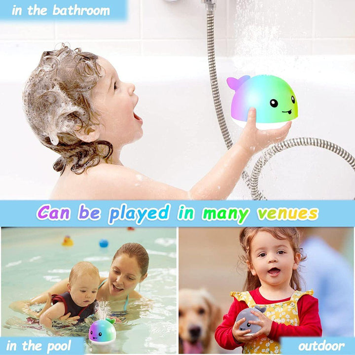 Kidst Baby Bath Toy Whale Bath Toy Automatic Spray Water Toy Kids Bathtub Toys - Babies Mart Australia