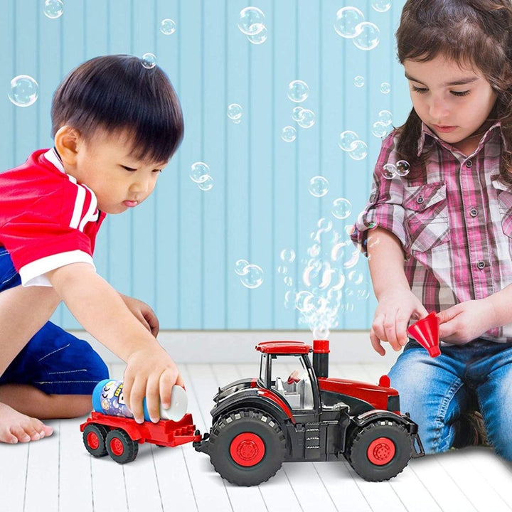 Kidst. Bubble Toy Farm Tractor Toys with Lights & Sounds Fun Toy Tractors - Babies Mart Australia
