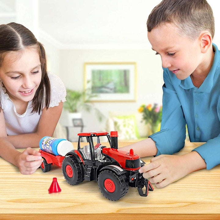 Kidst. Bubble Toy Farm Tractor Toys with Lights & Sounds Fun Toy Tractors - Babies Mart Australia