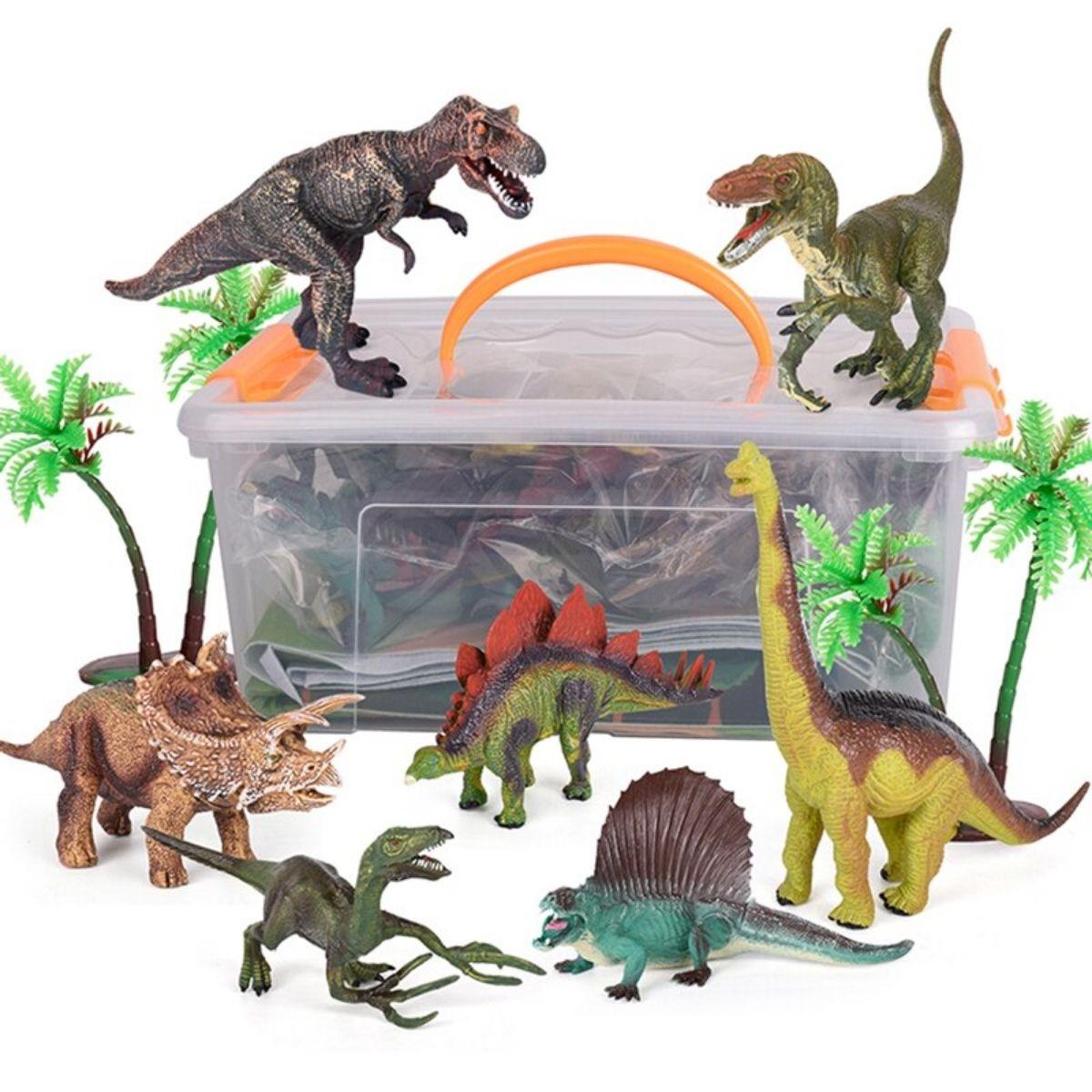 Kidst Dino Adventure Bundle - Complete 3D Dinosaur Puzzle & Dino Park Play Mat - Babies Mart Australia
