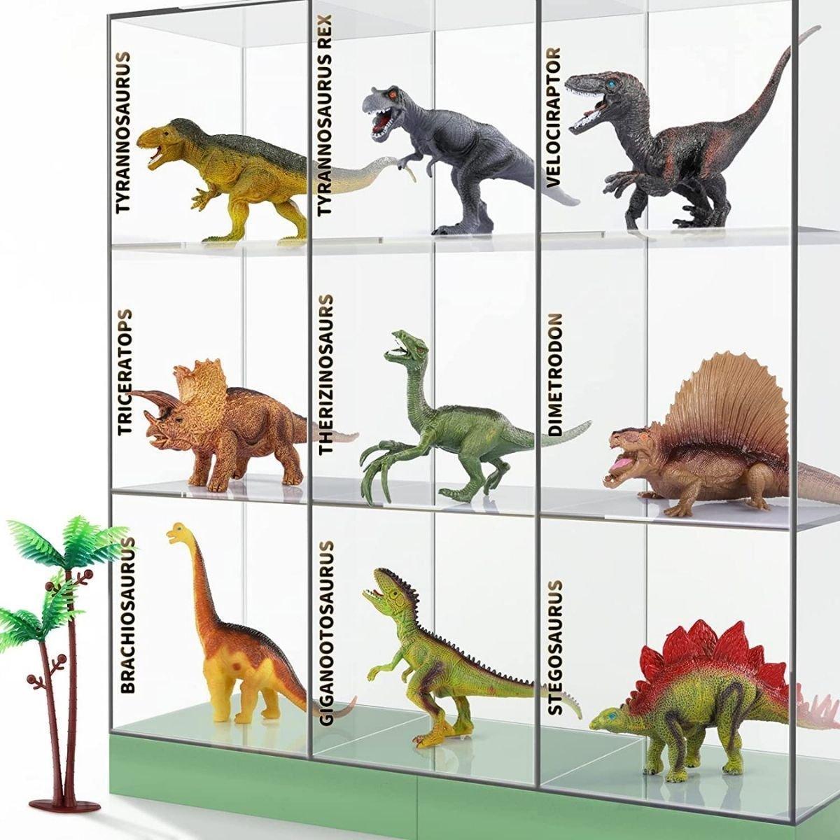 Kidst Dinosaur Toy Activity Play Set - Soft Play Mat with 9 Realistic Dino Toys - Babies Mart Australia