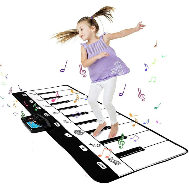 Kidst Piano Play Mat Musical Keyboard Dance Mat Educational Toys Kids - Babies Mart Australia