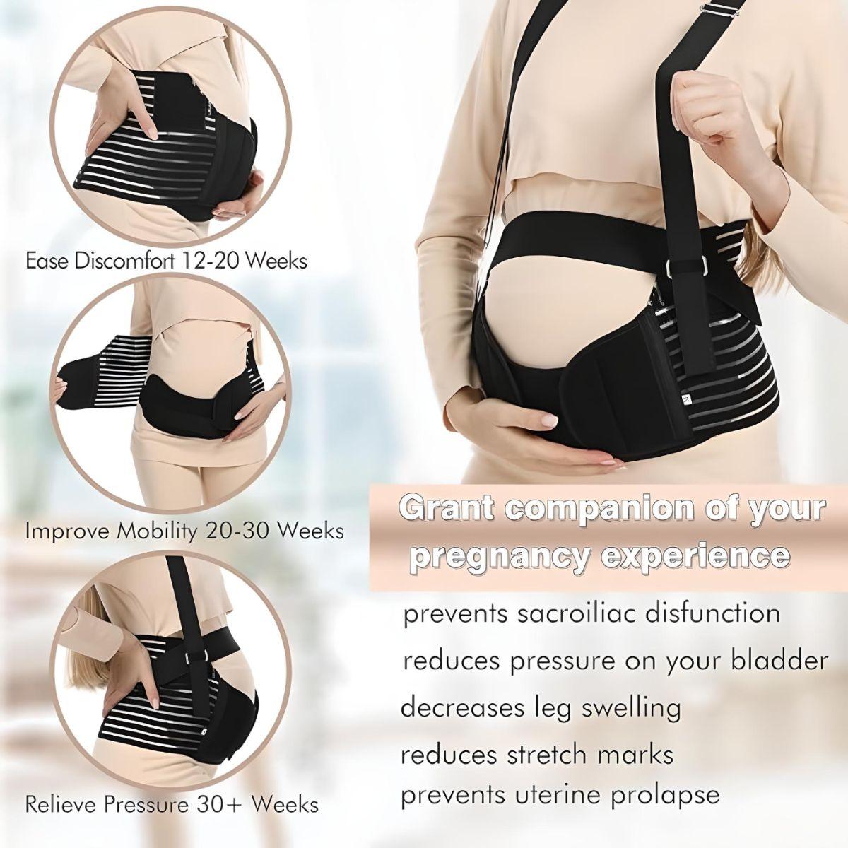 MaterniCare Belly Bands Maternity Belt Pregnancy Support With Straps Maternity Belt