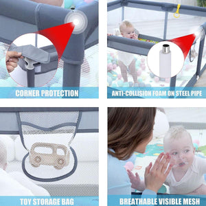 Toddly Explorer Max Baby Play Pen Safe, Stylish & Spacious for Your Child Baby Play Pen