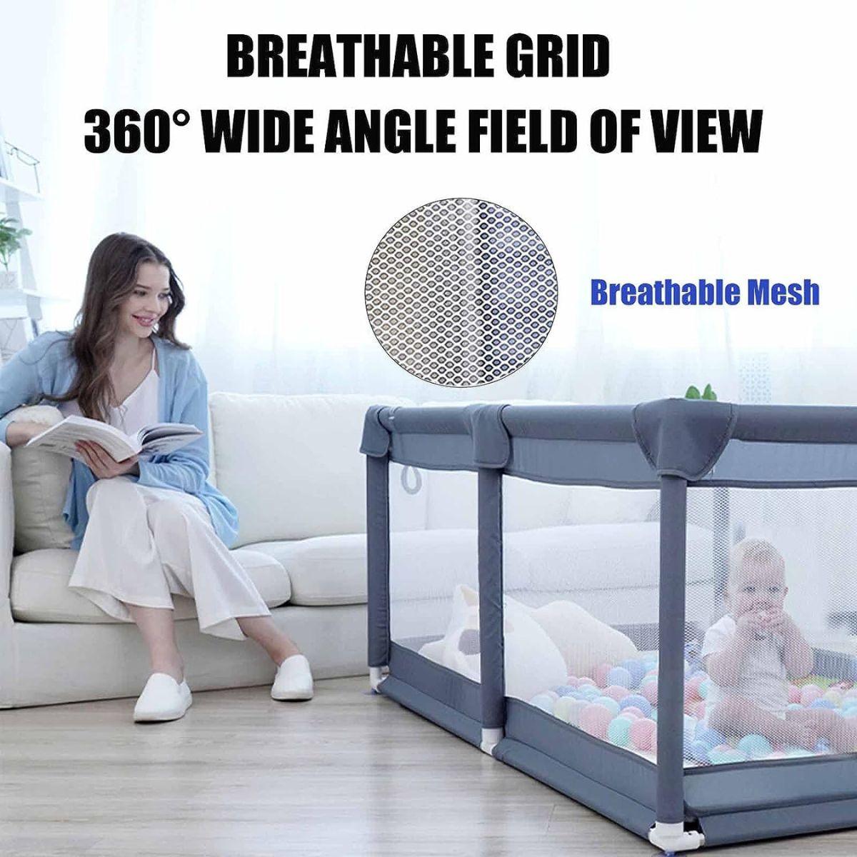 Toddly Explorer Max Baby Play Pen Safe, Stylish & Spacious for Your Child Baby Play Pen