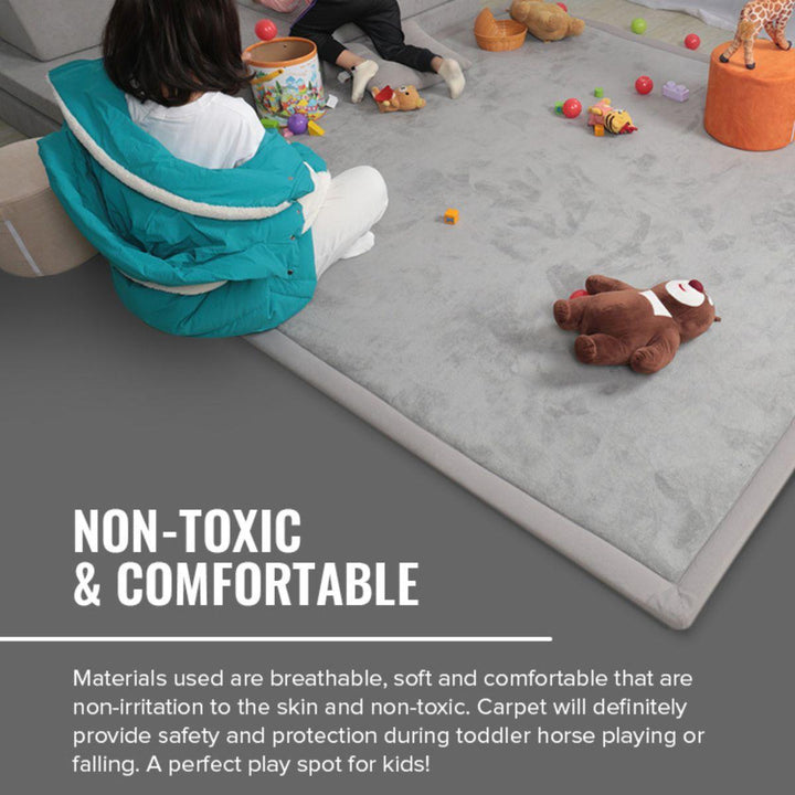 Toddly CushyCrawl Baby Play Mat 3CM Thick Tatami Mat Safe & Foldable Floor Mat - Babies Mart Australia