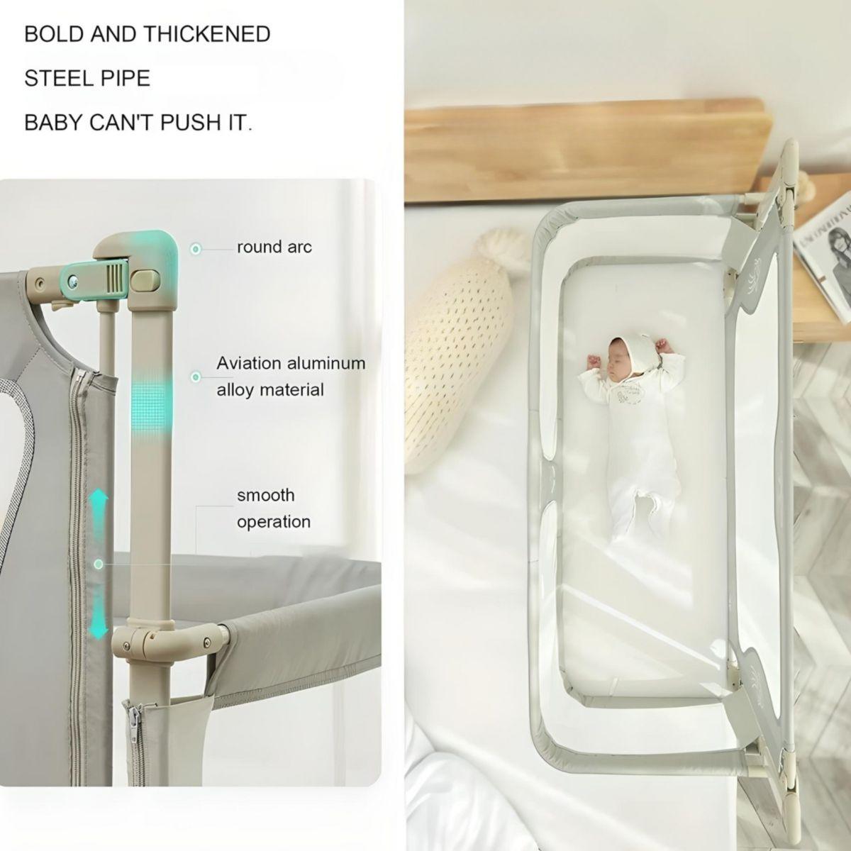 Toddly NightNest Bedside Sleep Baby Bed Rails