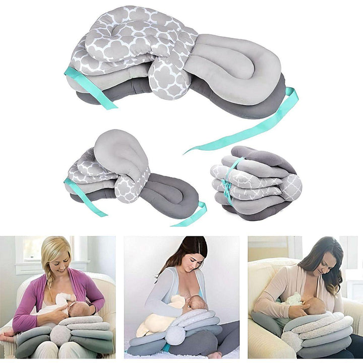 Toddly Nursing Pillow Adjustable Breastfeeding & Feeding Cushion Comfort & Support - Babies Mart Australia