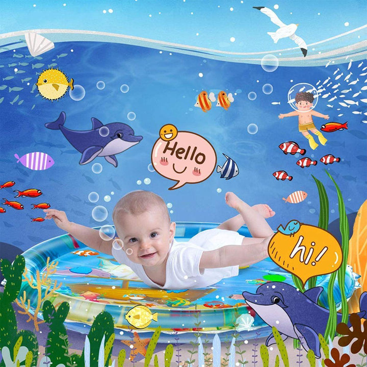 Toddly SplashJourney XL Inflatable Tummy Time Water Mat Sensory Mat for Baby - Babies Mart Australia
