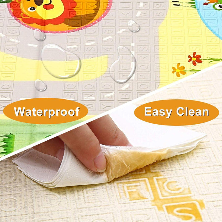 Babiesmart Baby Foldable Play Mat 1cm Thick Double-Sided, Safe & Comfortable - Babies Mart Australia