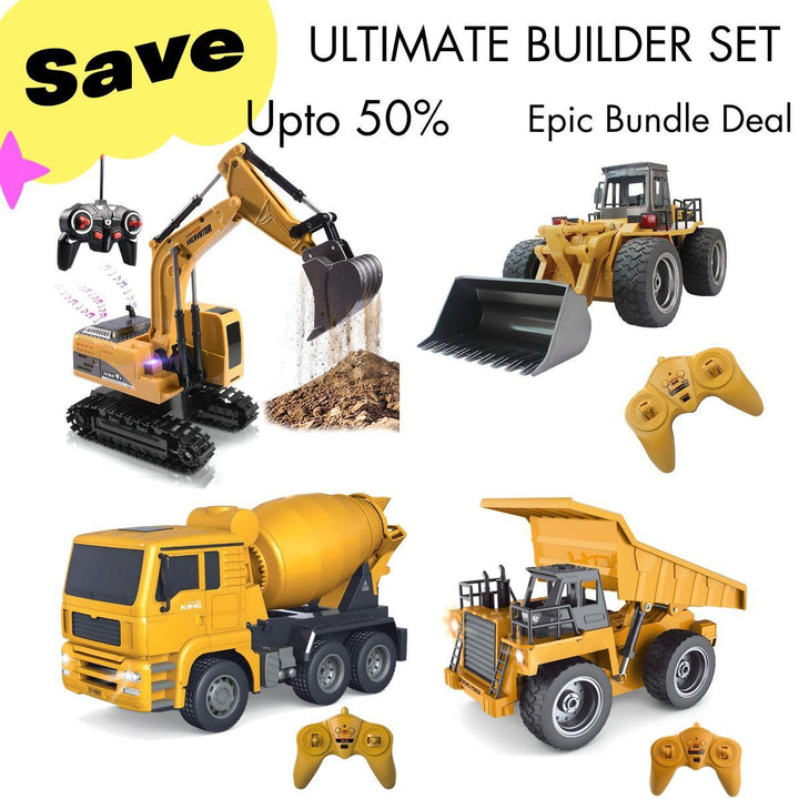 Kidst Construction Bundle Exciting RC Construction Playset Ultimate RC Play - Babies Mart Australia