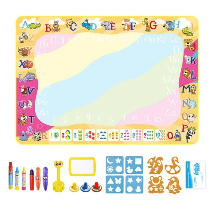 Kidst. Educational Coloring Aqua Magic Water Doodler Play Mat for Kids - Babies Mart Australia