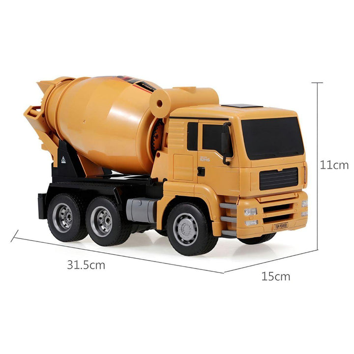 Kidst Master Mixer Dynamic RC Concrete Mixer Truck for Young Builders - Babies Mart Australia
